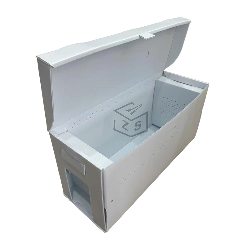 Priedušný perforovaný vlnitý plastový nuc box