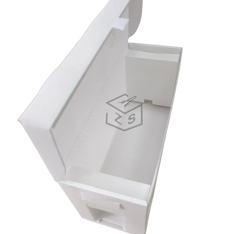 Priedušný perforovaný vlnitý plastový nuc box